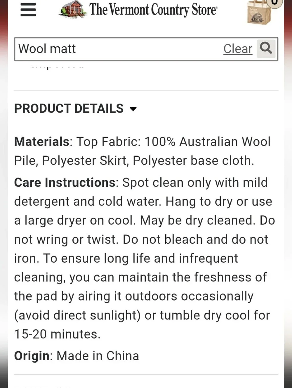 100% Wool Mattress Pad